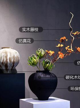 桌面泉州花瓶插花树脂新中式