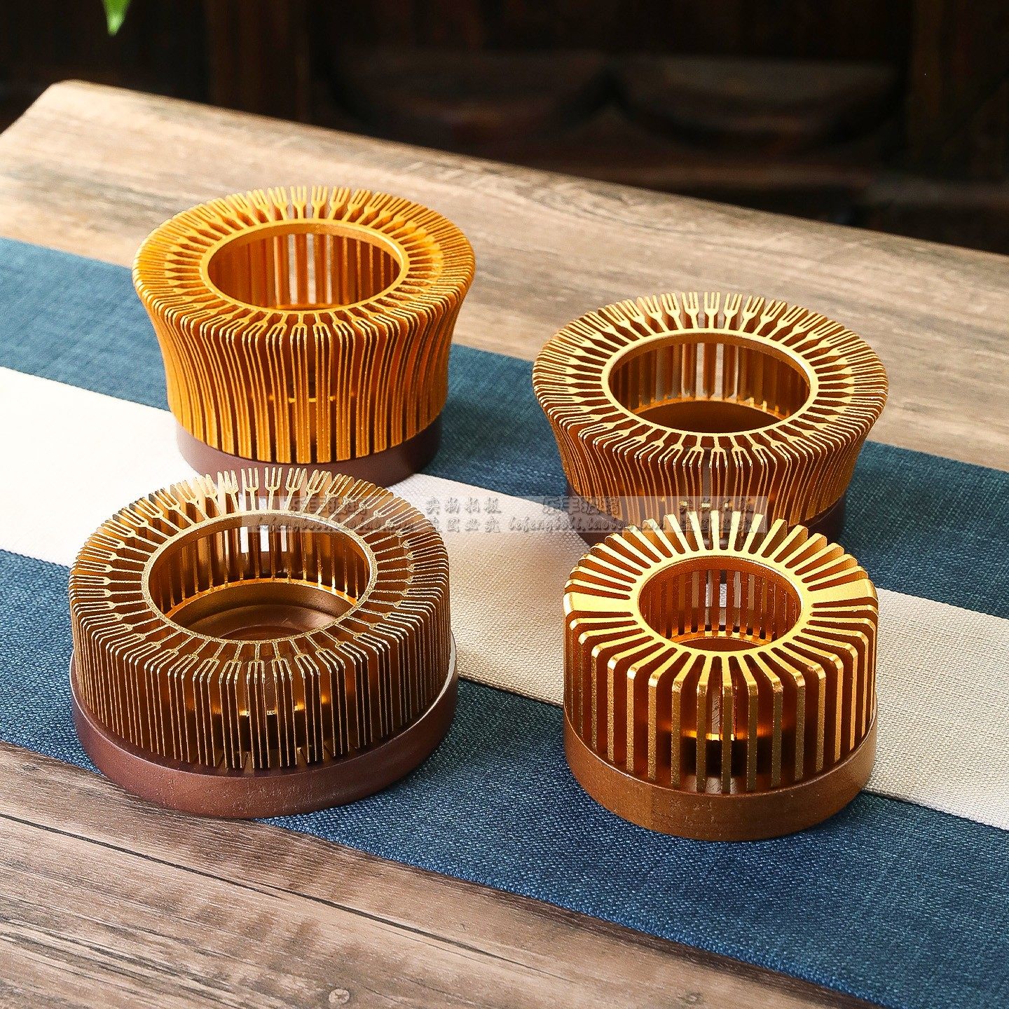 高档中式暖茶炉茶壶底座花茶煮茶器蜡烛加热金属温茶器保温提梁壶,淘宝优惠券,粉丝福利购,淘宝优惠卷