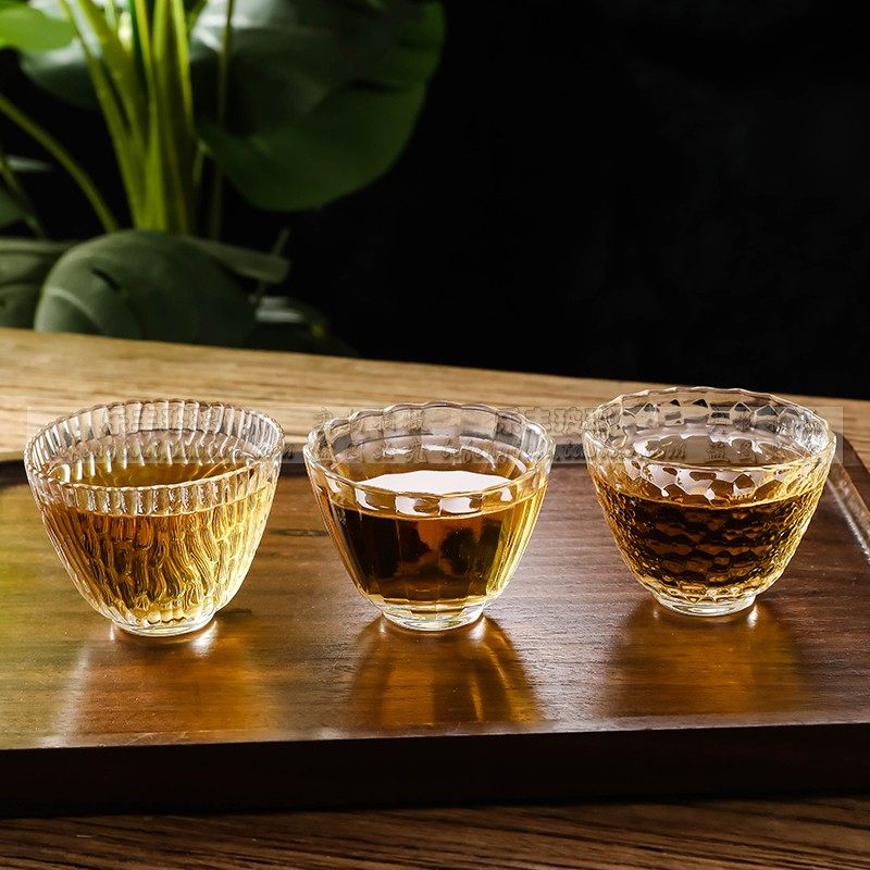 复古条纹玻璃茶杯公道杯套装家用功夫主人杯品茗杯高档茶具分茶壶,淘宝优惠券,粉丝福利购,淘宝优惠卷