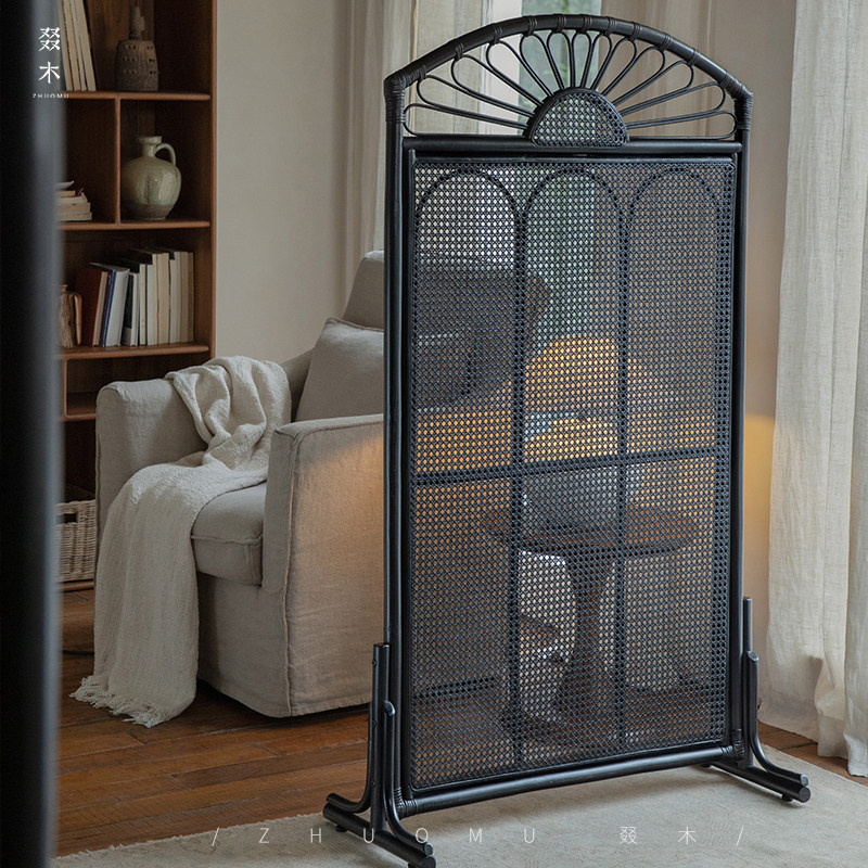 叕木|东南洋藤艺\南洋复古风客厅藤编隔断民宿酒店茶室可移动屏风,淘宝优惠券,粉丝福利购,淘宝优惠卷