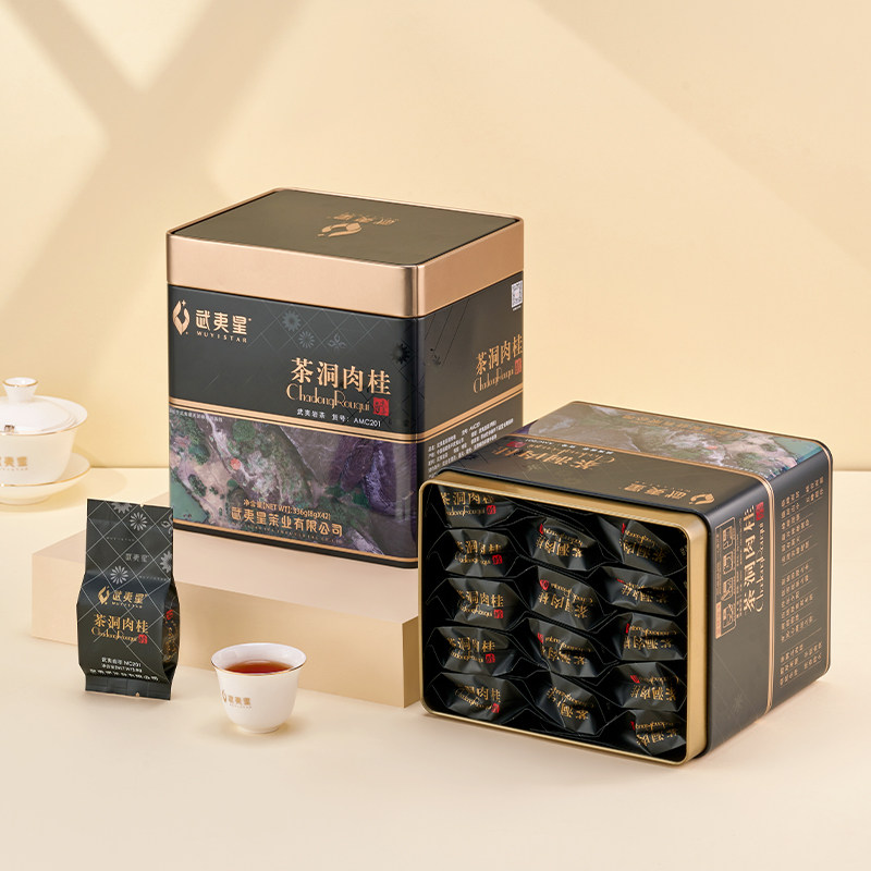 武夷星天游茶洞MC201正岩肉桂茶叶礼盒装336g坑涧肉桂特级乌龙茶,淘宝优惠券,粉丝福利购,淘宝优惠卷