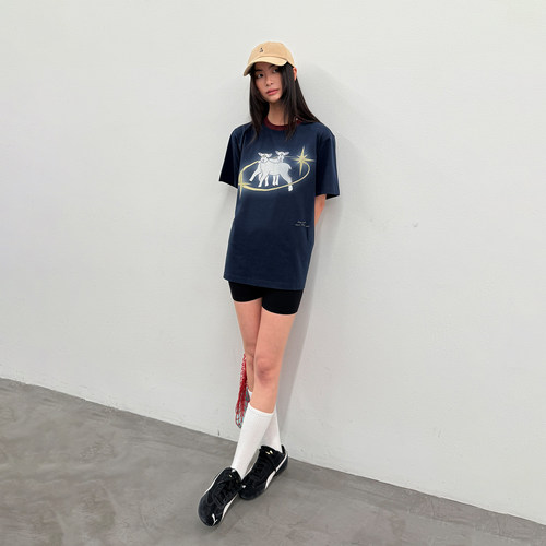 roaringwild a arch 咆哮野兽凉感速干防晒上衣美式印花短袖T恤男 - 图1