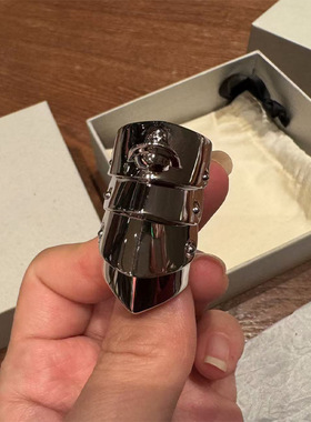 精工四节盔甲关节戒指土星星球食指戒金属朋克风nana同款