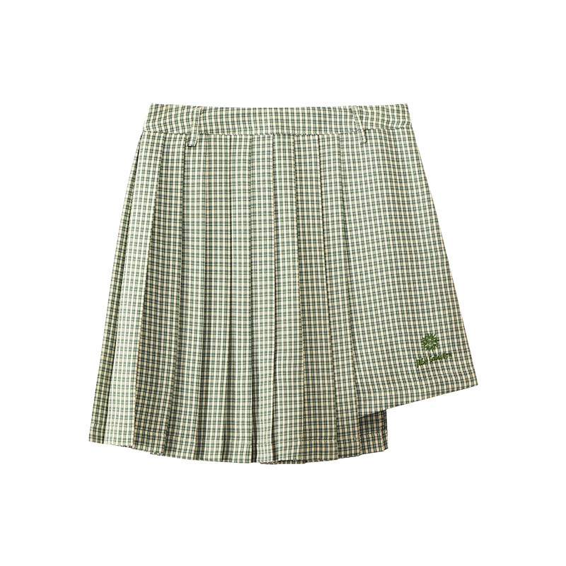 假日概念格子半身裙裤夏季2023短裤 假日概念半身裙