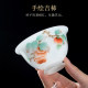 ຊຸດຊາທີ່ແຕ້ມດ້ວຍມື <Persimmon Ruyi>