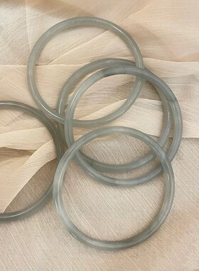 【叠戴叮当镯】干枯玫瑰色细条新中式汉服配件少女闺蜜细镯子首饰