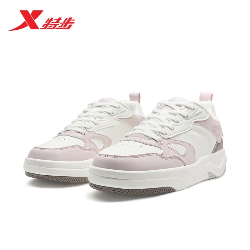 范丞丞同款丨特步星轨板鞋2025冬季男士革面保暖休闲鞋运动鞋男鞋,淘宝优惠券,粉丝福利购,淘宝优惠卷