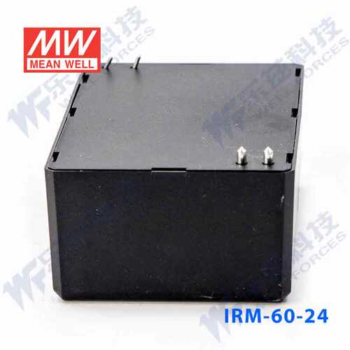 明纬24V电源60W IRM-60-24 超小型AC-DC模块电源直流2.5A插脚型 - 图2
