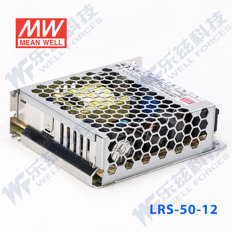 LRS-50-12台湾明纬50W12V开关电源4.2A直流监控灯-图2