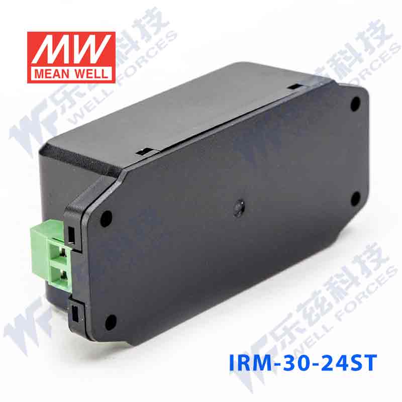 IRM-30-24ST台湾明纬30W 24V超小型AC-DC模块电源1.3A端子接线 - 图2