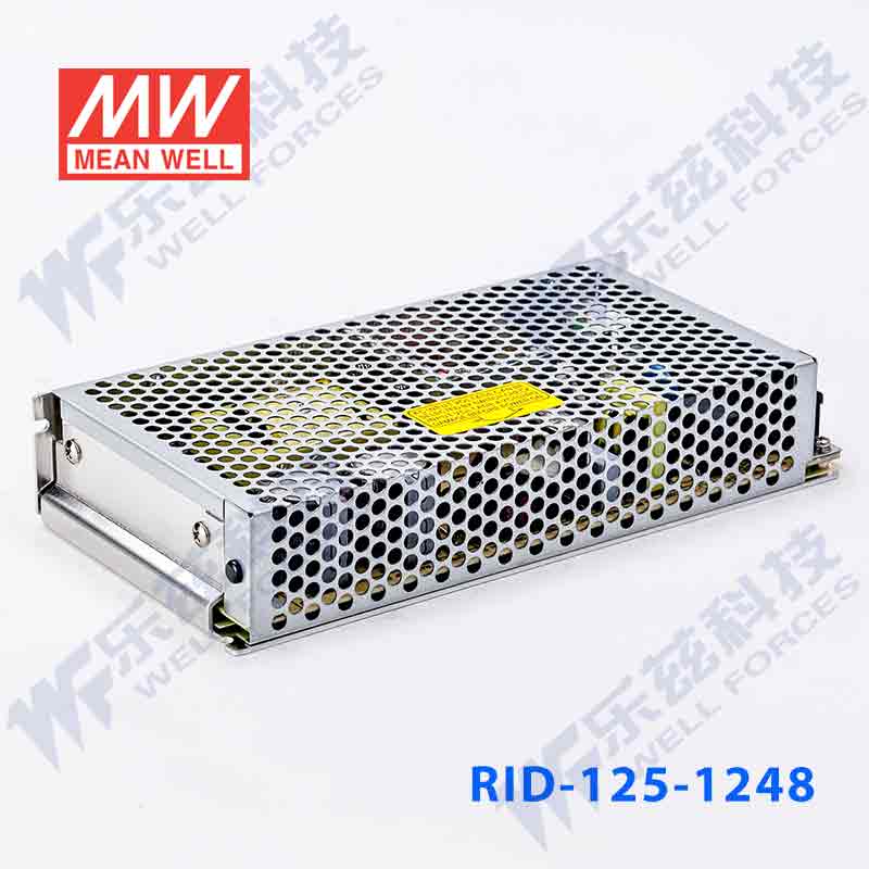 RID-125-1248台湾明纬12V48V隔离双路电源125W直流12V/48V2.3A - 图2