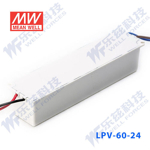 LPV-60-24台湾明纬60W24V防水LED电源2.5A稳压照明灯带灯箱灯饰-图3