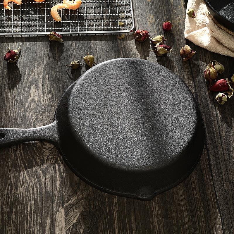 Cast Iron Skillet Non-stick Frying Pan Cooking Pot Restauran - 图2