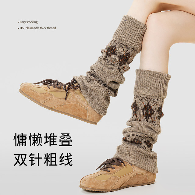 Duidui socks autumn and winter with snow boots y2k calf socks