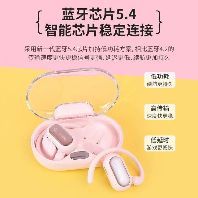 Miniso digital display OWS wireless Bluetooth headset