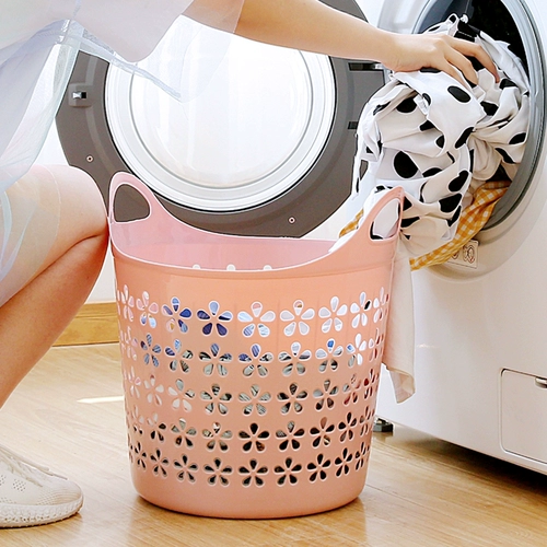 Пластиковая большая портативная корзина для белья, система хранения, игрушка