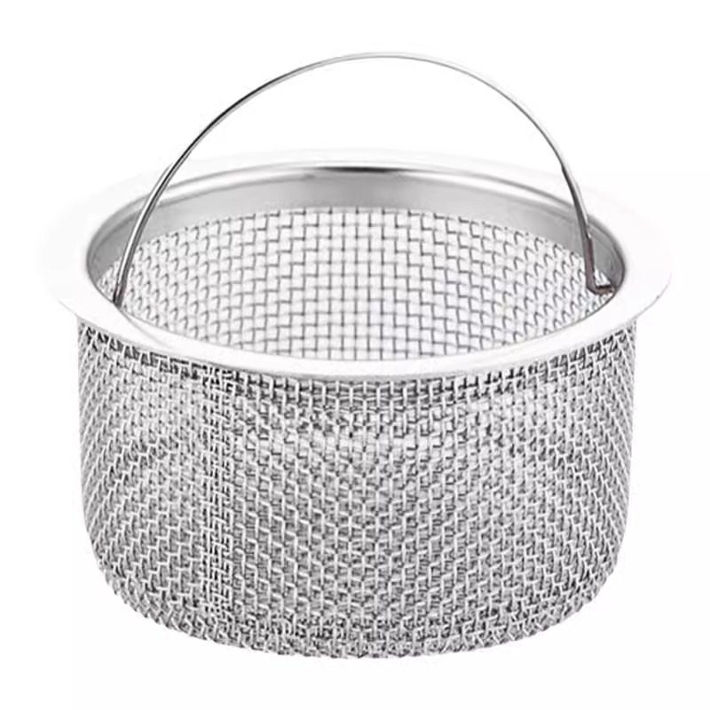 厨房水槽垃圾过滤网洗菜盆漏斗洗碗水池不锈钢地漏下水道提笼盖器,淘宝优惠券,粉丝福利购,淘宝优惠卷