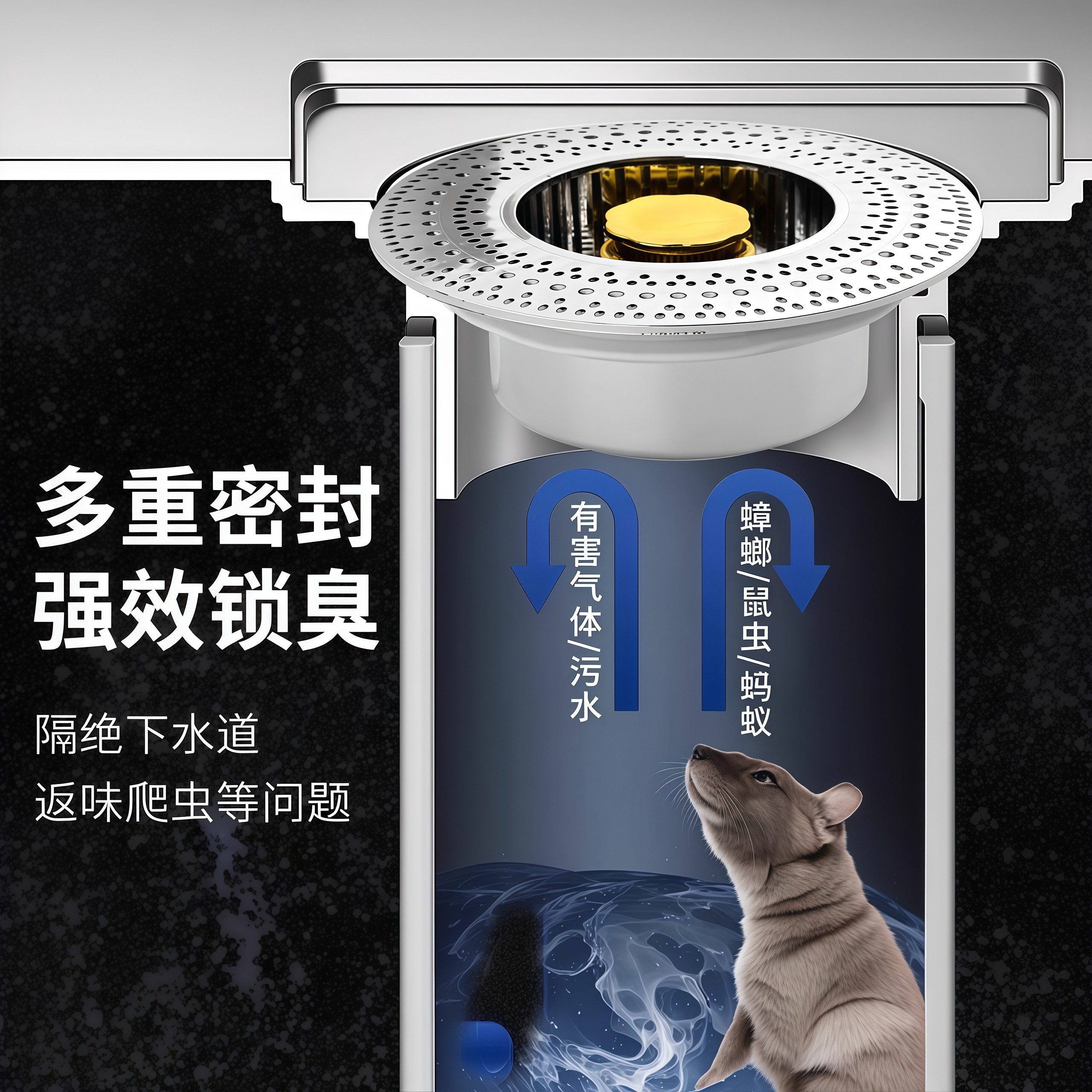 厨房洗菜盆漏水塞洗碗池水槽下水器塞子配件防臭弹跳芯过滤网神器,淘宝优惠券,粉丝福利购,淘宝优惠卷