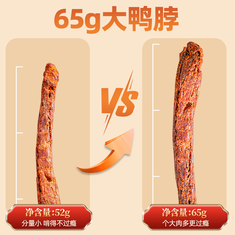 阿燕姐鸭脖手撕风干氮气辣味零食卤味鸭脖子整根休闲小吃福建特产 - 图0