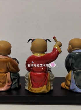 公仔醒狮佛山开张送礼石湾陶瓷