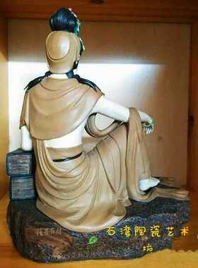 石湾公仔自在风冯志伟供奉摆件