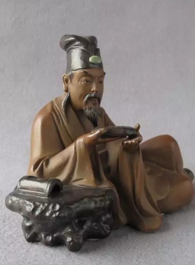 石湾陶瓷苏东坡苏轼手工艺摆件