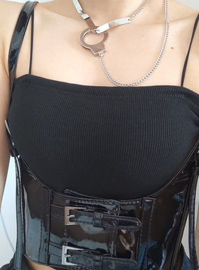 女松紧带性感束腰显胸背带式外穿