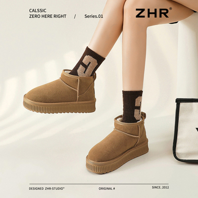 ZHR冬季新款雪地靴清仓保暖