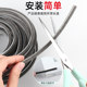 Aluminum alloy plastic steel door seam windshield seal