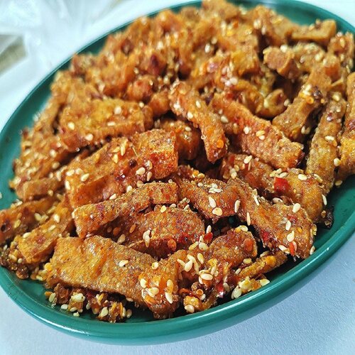 四川省叙永麻辣豆腐干优质油炸软豆干香干条形五香辣条零食私房菜 - 图0