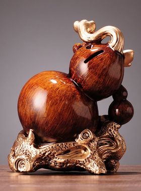 中式葫芦存钱罐摆件客厅玄关电视柜酒柜装饰品搬家礼物乔迁新居礼