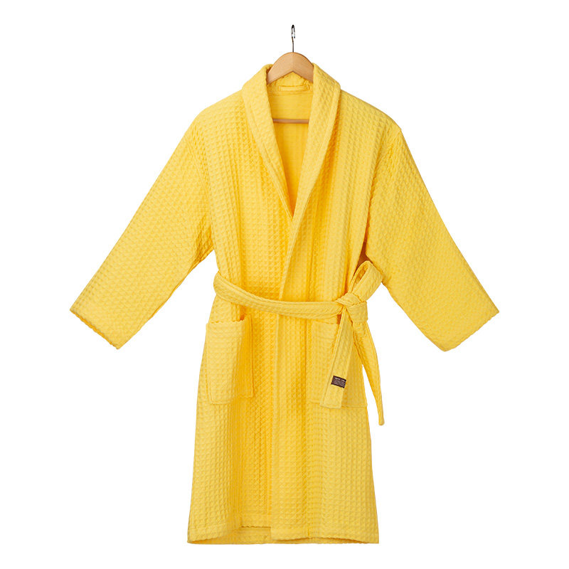 日本hoyo和颜纯棉毛巾料长款浴袍 HOYO浴裙/浴袍/浴衣