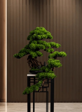 假花客厅样板间玄关仿真绿植物