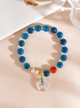 礼物平安扣玛瑙玉石女