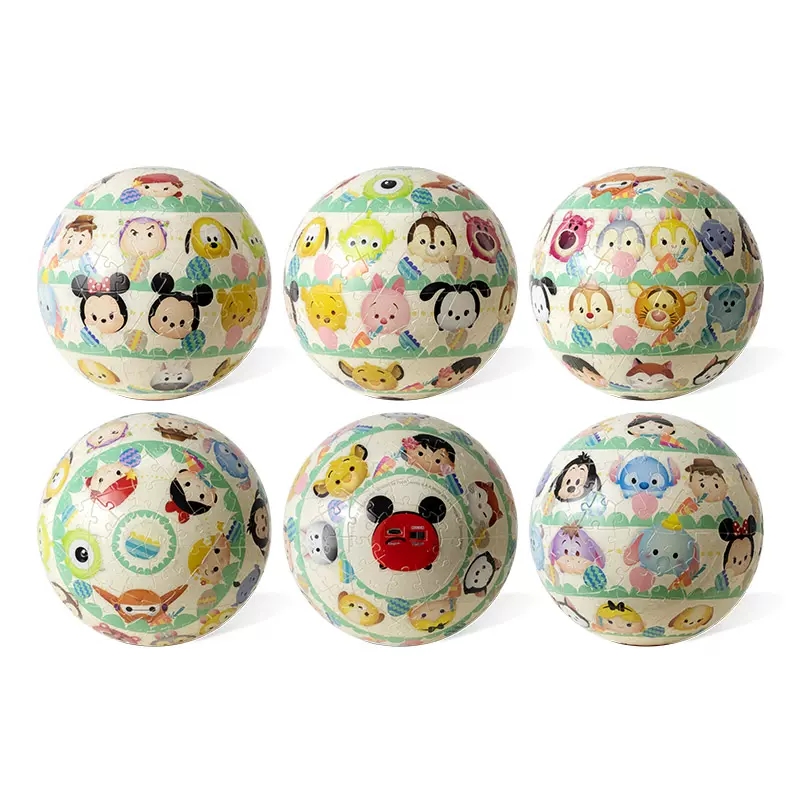 绝版现货 3D-JP立体灯光球体拼图 Tsum Tsum 全明星 236片 3djp - 图3