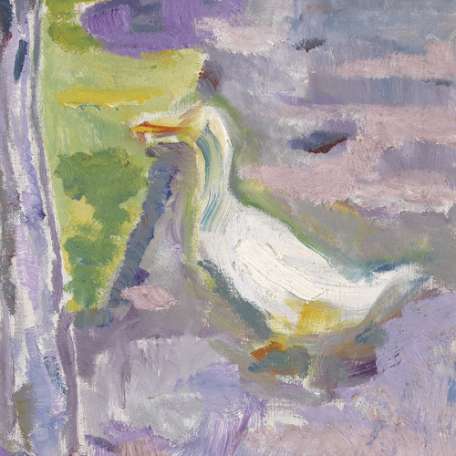 现货 意大利Mondo进口拼图 Edvard Munch 果园的鹅 1000片+相框 - 图1