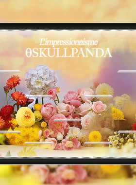 泡泡玛特SKULLPANDA展示收纳框