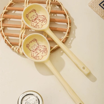 Spoon cute cartoon ceramic spoon long handle spoon Home sweet spoon milk tea stirring spoon net red spoon spoon soup spoon