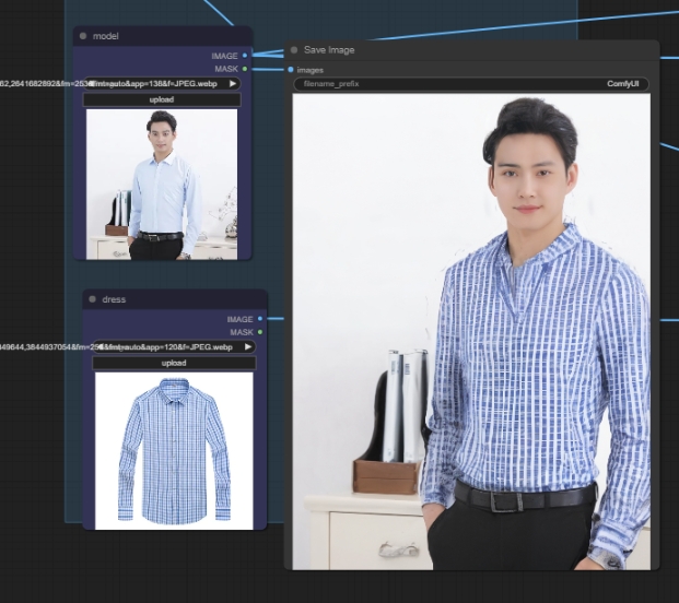 电商AI模特换装工作流|一键换装|COMFYUI集成包|OOTDIFFUSION - 图3