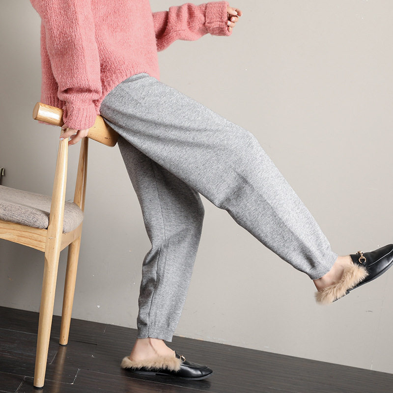 孕妇裤秋季外穿秋冬款九分牛仔裤 悦叙孕妇打底裤