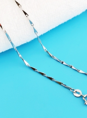 bebekitty纯银加粗瓜子链