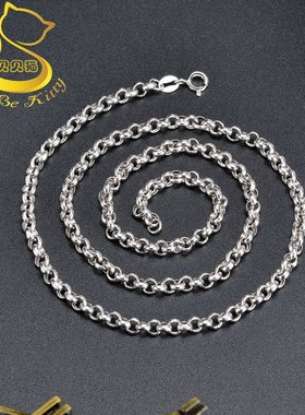bebekitty纯银加粗女士毛衣链