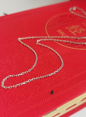 Kitty纯银项链锁骨男女毛衣银链