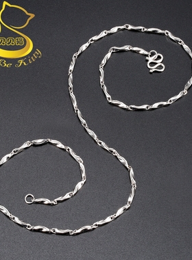 bebekitty纯银加粗元宝链