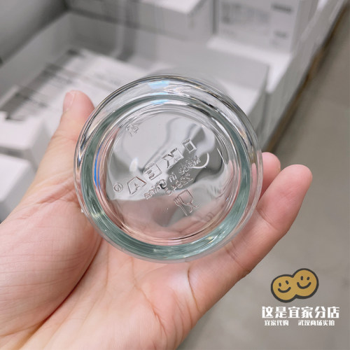 包邮宜家代购IKEA365+透明玻璃杯家用杯大容量450ml茶叶热水杯6个 - 图3