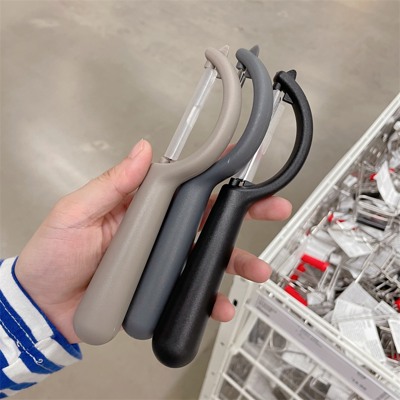 包邮家用好货蠢萌手感多功能不锈钢削皮器甘蔗水果瓜果刨皮器神器 - 图1