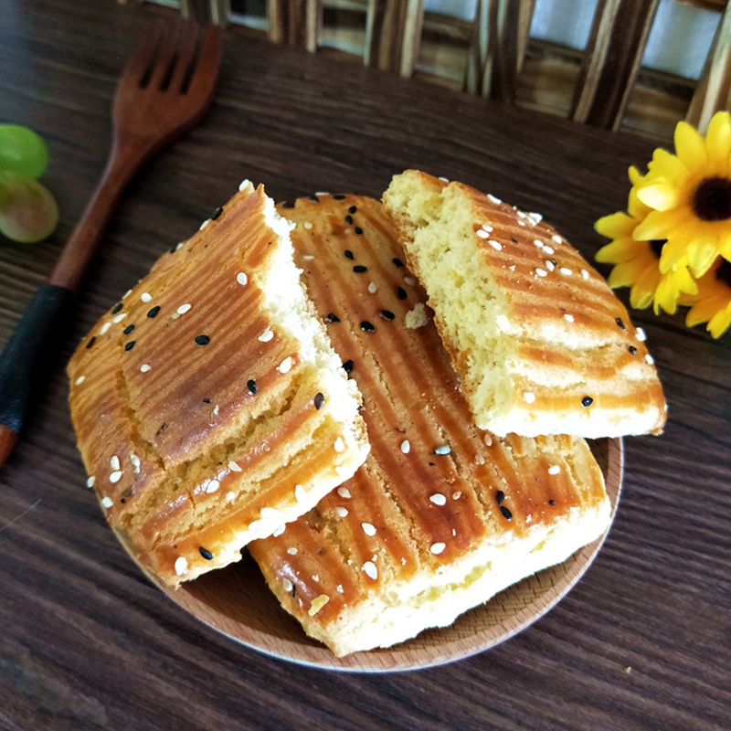 东北老式鸡蛋发面木糖醇大饼干糕点代餐休闲零食糖尿人包邮无送糖 - 图0