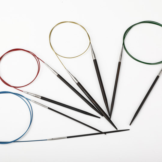 Aguja de anillo extraíble de ébano de alta gama.