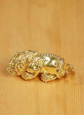 2026创意黄铜钥匙扣纯铜手工男女对皮绣汽车钥匙扣挂件挂件珠宝男