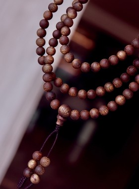 2026天然海南奇楠沉香手串双用款沉香项链油脂高乌生圆叶海南沉香